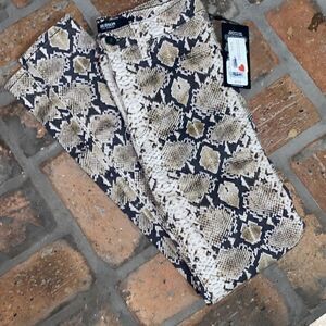 Hudson Barbara skinny snake print animal print jeans size 26